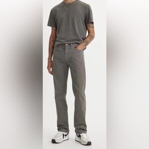 Levi's 505 regular fit Men's Charcoal Jeans waist 40 length 30